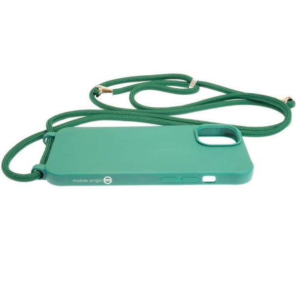 Mobile Origin Lanyard Case dark green - iPhone 14