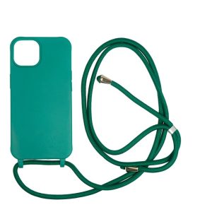 Mobile Origin Lanyard Case dark green - iPhone 14