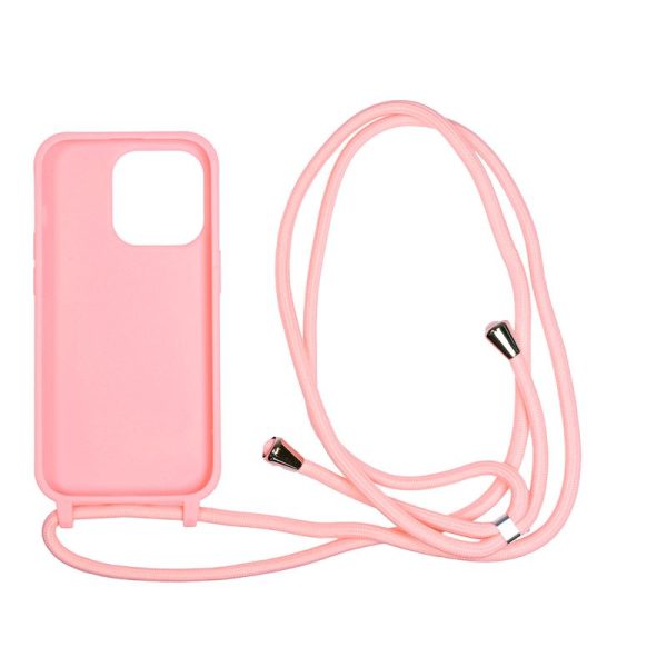 Mobile Origin Lanyard Case pink - iPhone 14 Pro