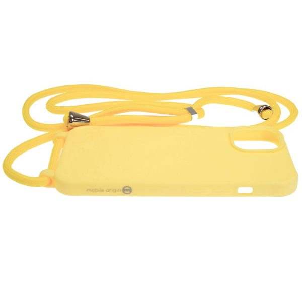 Mobile Origin Lanyard Case yellow - iPhone 14