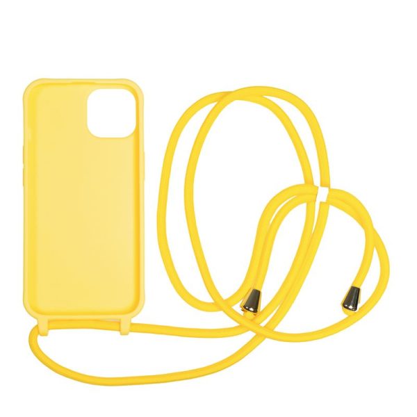 Mobile Origin Lanyard Case yellow - iPhone 14