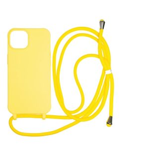 Mobile Origin Lanyard Case yellow - iPhone 14