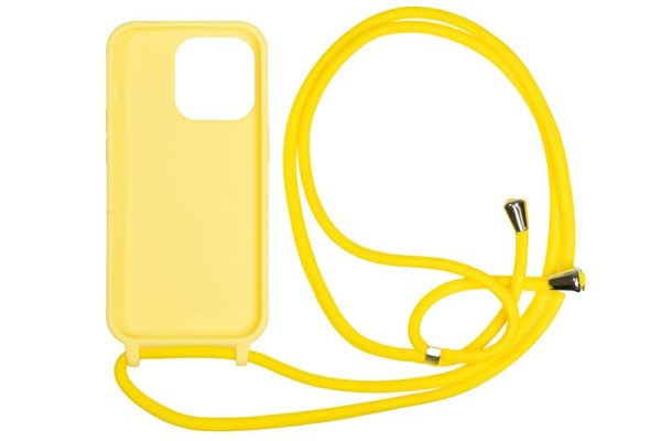 Mobile Origin Lanyard Case yellow - iPhone 14 Pro