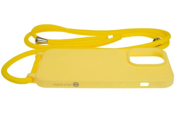 Mobile Origin Lanyard Case yellow - iPhone 14 Pro