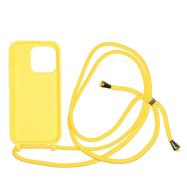 Mobile Origin Lanyard Case yellow - iPhone 15 Pro