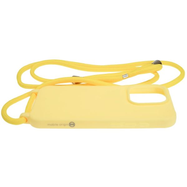 Mobile Origin Lanyard Case yellow - iPhone 15 Pro