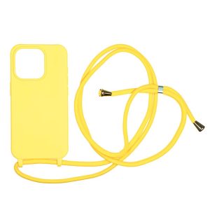 Mobile Origin Lanyard Case yellow - iPhone 15 Pro