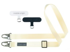 Mobile Origin Lanyard tape 25mm White 84 - 165cm