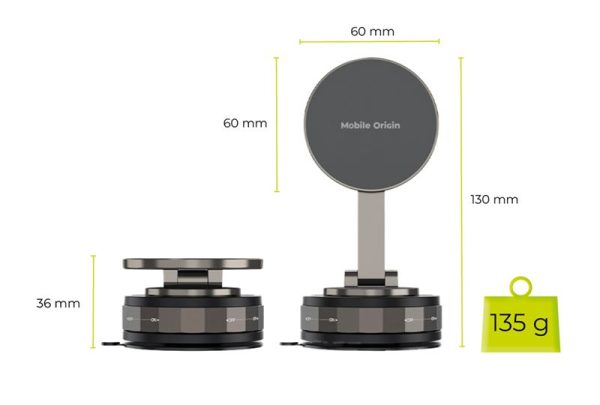 Mobile Origin MagSafe Vacuum EasyMount O3