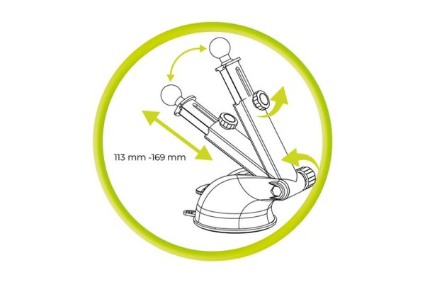 Mobile Origin Magnetic Dash Car Holder MO8 Compatible with MagSafe