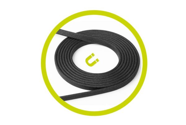 Mobile Origin Magnetic Flat Patented Original Cable USB-A to USB-C 1m black  