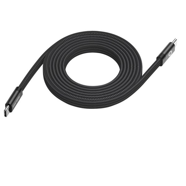 Mobile Origin Magnetic Flat Patented Original Cable USB-C to USB-C 1m black