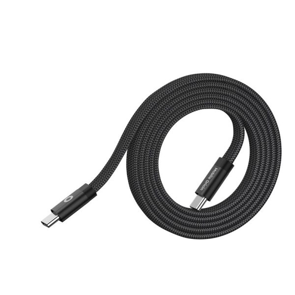 Mobile Origin Magnetic Flat Patented Original Cable USB-C to USB-C 1m black