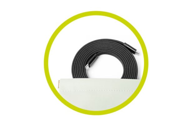 Mobile Origin Magnetic Flat Patented Original Cable USB-C to USB-C 1m black