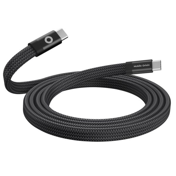 Mobile Origin Magnetic Flat Patented Original Cable USB-C to USB-C 1m black