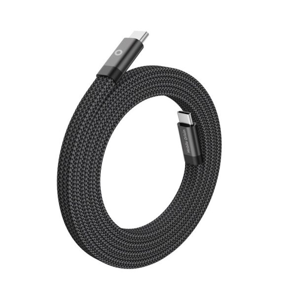 Mobile Origin Magnetic Flat Patented Original Cable USB-C to USB-C 1m black