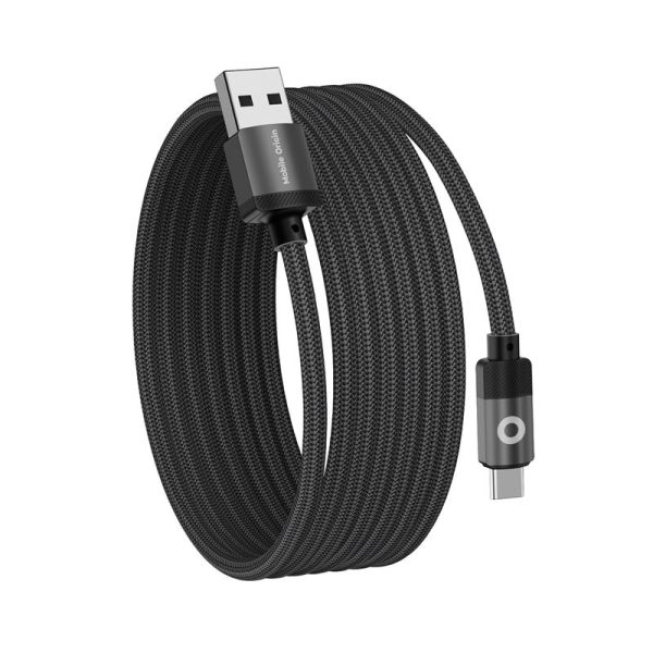 Mobile Origin Magnetic Patented Original Cable USB-A to USB-C 1m black