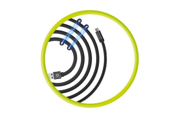 Mobile Origin Magnetic Patented Original Cable USB-A to USB-C 1m black