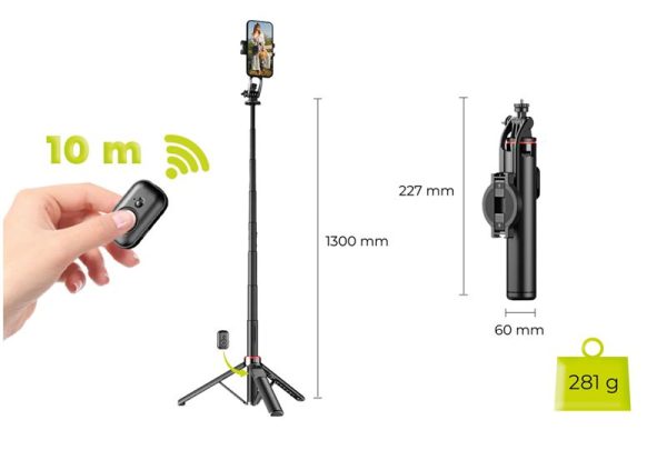 Mobile Origin Magnetic Selfie Stick Tripod S1