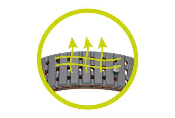 Mobile Origin Magnetic Strap grey/orange - Apple Watch 49mm/46mm/45mm/44mm