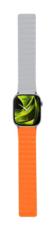 Mobile Origin Magnetic Watch Strap II orange/grey - Apple Watch 49mm/46mm/45mm/44mm