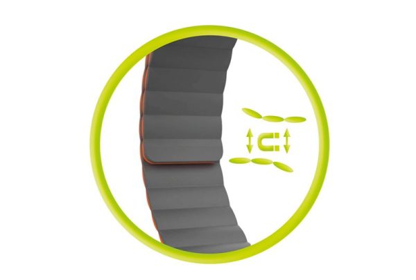 Mobile Origin Magnetic Watch Strap II orange/grey - Apple Watch 49mm/46mm/45mm/44mm