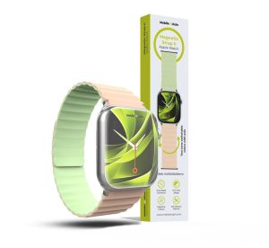 Mobile Origin Magnetic Watch Strap II pink/light green - Apple Watch 49mm/46mm/45mm/44mm