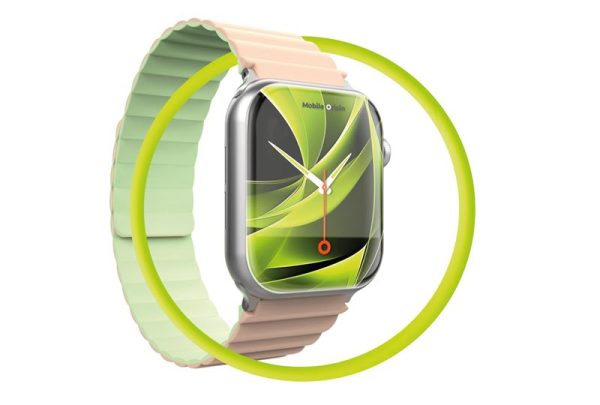 Mobile Origin Magnetic Watch Strap II pink/light green - Apple Watch 49mm/46mm/45mm/44mm