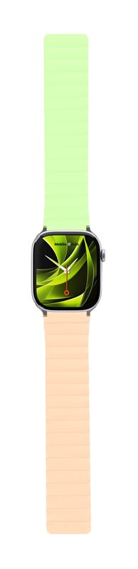 Mobile Origin Magnetic Watch Strap II pink/light green - Apple Watch 49mm/46mm/45mm/44mm