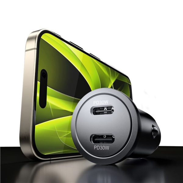 Mobile Origin Metal Car Charger 30W CA13 - 2x USB-C
