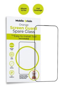 Mobile Origin Orange Screen Guard Spare Glass iPhone 15 Pro