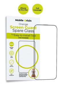 Mobile Origin Orange Screen Guard Spare Glass iPhone 15 Pro Max