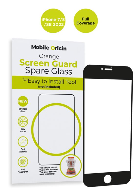 Mobile Origin Orange Screen Guard Spare Glass iPhone 8/7/SE 2022/SE 2020