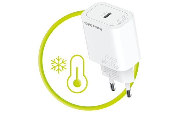 Mobile Origin PD20W Wall Charger MO11 white 1 USB-C