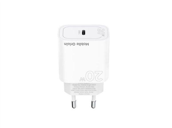 Mobile Origin PD20W Wall Charger MO11 white 1 USB-C