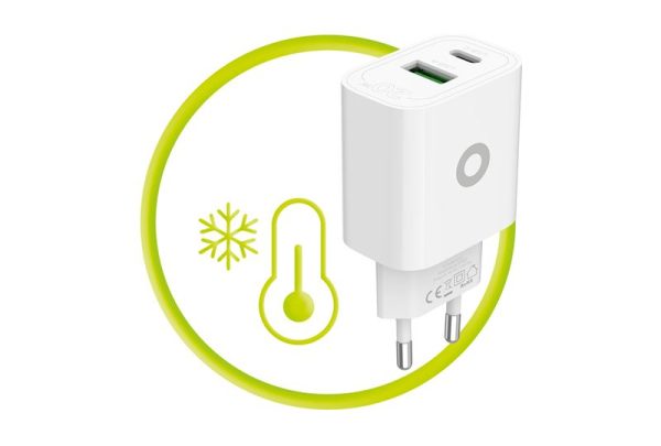 Mobile Origin PD20W Wall Charger MO12 white 1 USB-A + 1 USB-C