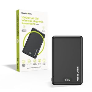 Mobile Origin PowerBank 10000mAh 3in1 Wireless Magnetic PowerBank PB8