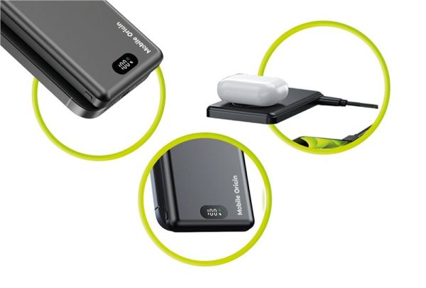 Mobile Origin PowerBank 10000mAh 3in1 Wireless Magnetic PowerBank PB8