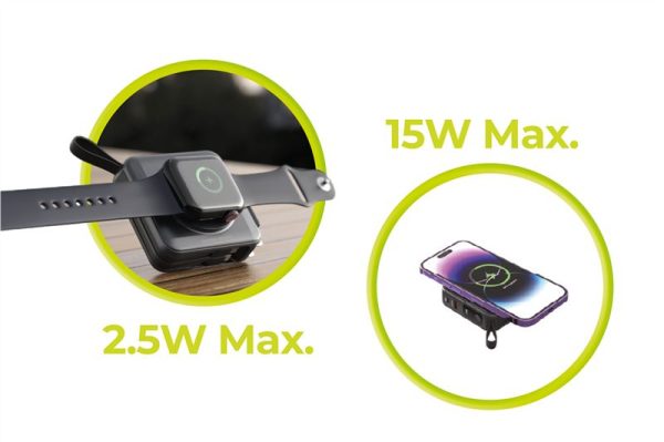 Mobile Origin PowerBank & Travel Charger Lightning/USB-C Cable MagSafe AW/iPhone Compatible black