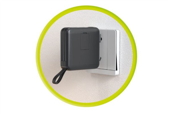 Mobile Origin PowerBank & Travel Charger Lightning/USB-C Cable MagSafe AW/iPhone Compatible black