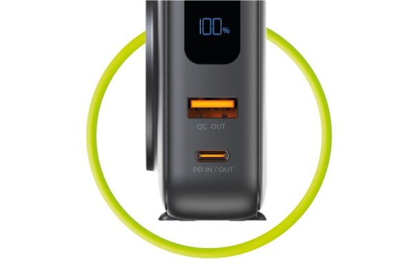 Mobile Origin PowerBank & Travel Charger Lightning/USB-C Cable MagSafe AW/iPhone Compatible black