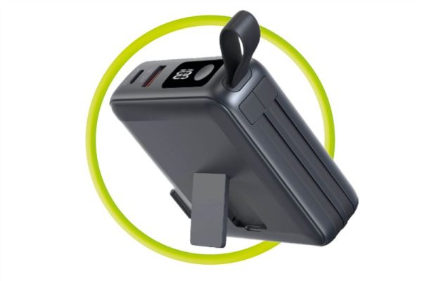 Mobile Origin PowerBank & Travel Charger Lightning/USB-C Cable MagSafe AW/iPhone Compatible black