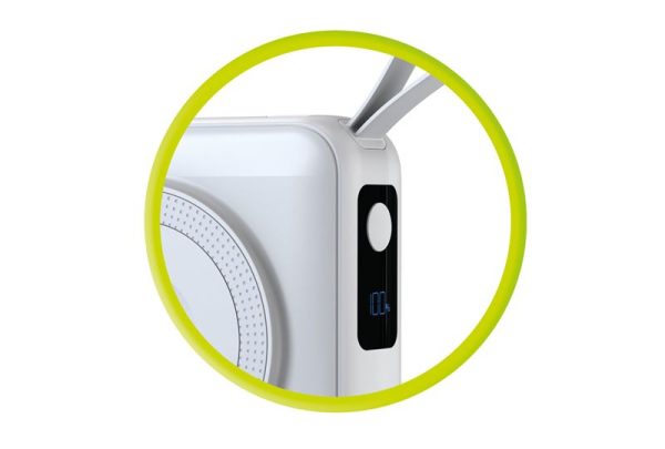 Mobile Origin PowerBank & Travel Charger Lightning/USB-C Cable MagSafe/AW/iPhone Compatible white