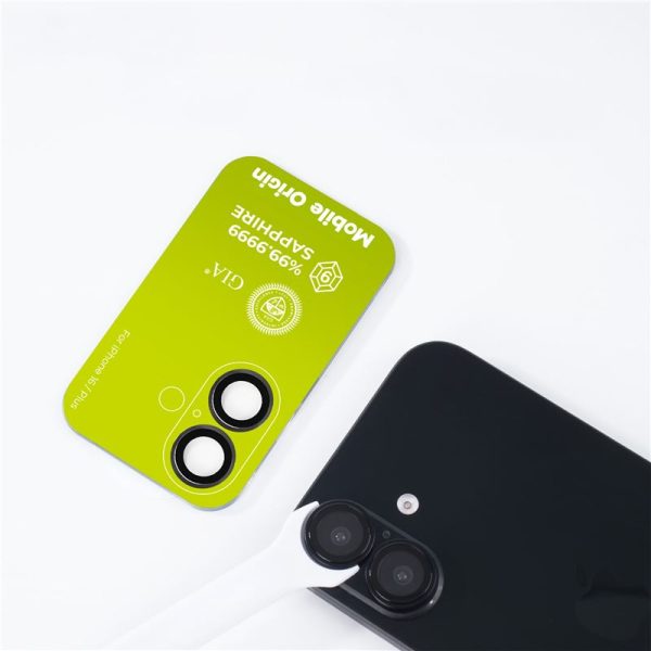 Mobile Origin Sapphire Lens guards black - iPhone 16/16 Plus