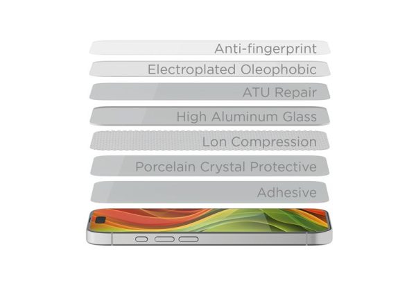 Mobile Origin Screen Guard Privacy with easy applicator 2 pack - iPhone Air