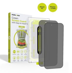 Mobile Origin Screen Guard Privacy with easy applicator 2 pack - iPhone Air