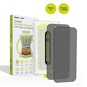 Mobile Origin Screen Guard Privacy with easy applicator 2 pack - iPhone Air