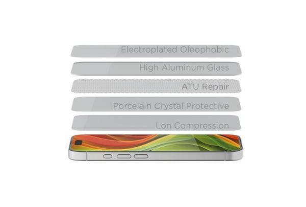 Mobile Origin Screen Guard iPhone 13 mini with easy applicator 2 pack