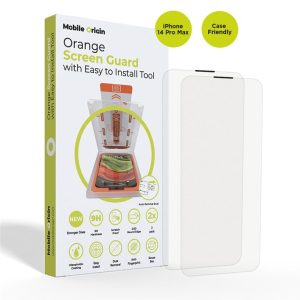 Mobile Origin Screen Guard iPhone 14 Pro Max with easy applicator 2 pack