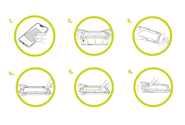 Mobile Origin Screen Guard with easy application iPhone 17